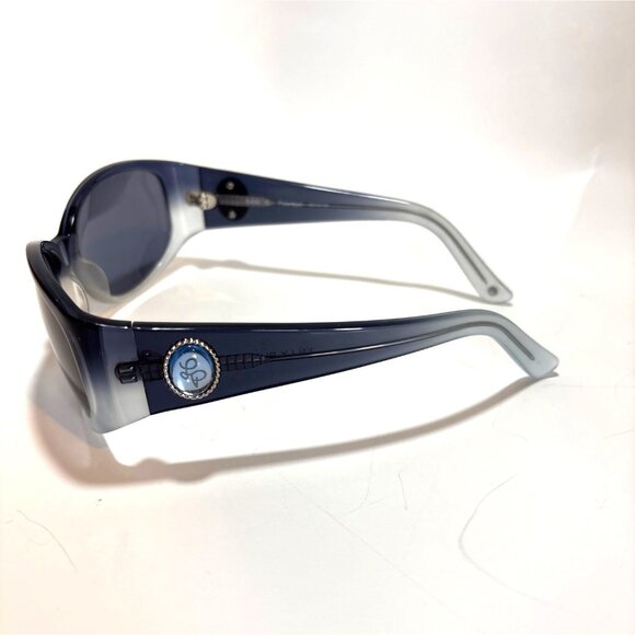 Lilly Pulitzer Babs GL Polarized Gradient Blue Sunglasses 56-16-130 - Picture 2 of 5